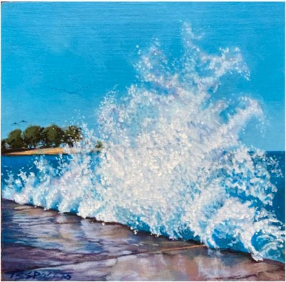 Set of 4: Water Four Ways - 6”x 6”