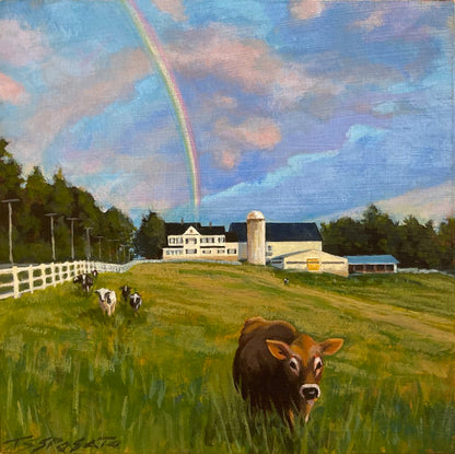 Set of 5: Martin Place Farm - 6”x 6”