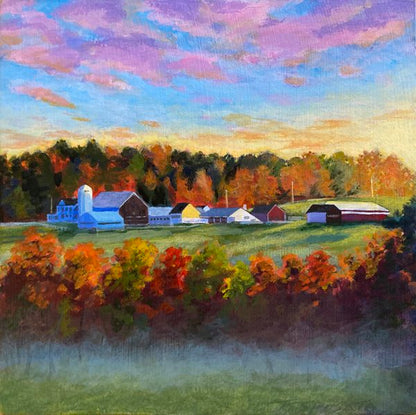 Set of 5: Martin Place Farm - 6”x 6”